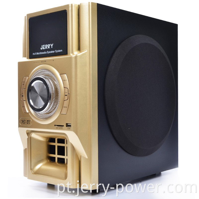 Jerry Power 5.1 Canal HiFi Home Teatro Estéreo Surround Som Sounder System